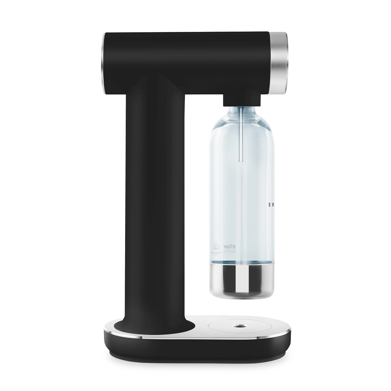 Smeg Gasatore d'acqua Manuale Nero opaco
