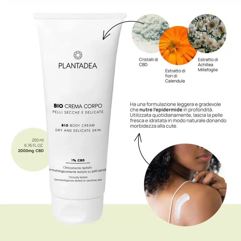 Plantadea Bio Body Cream for Dry and Delicate Skin 200 ml