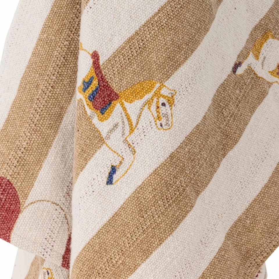 Bloomingville Plaid Merry-go-round Cotone
