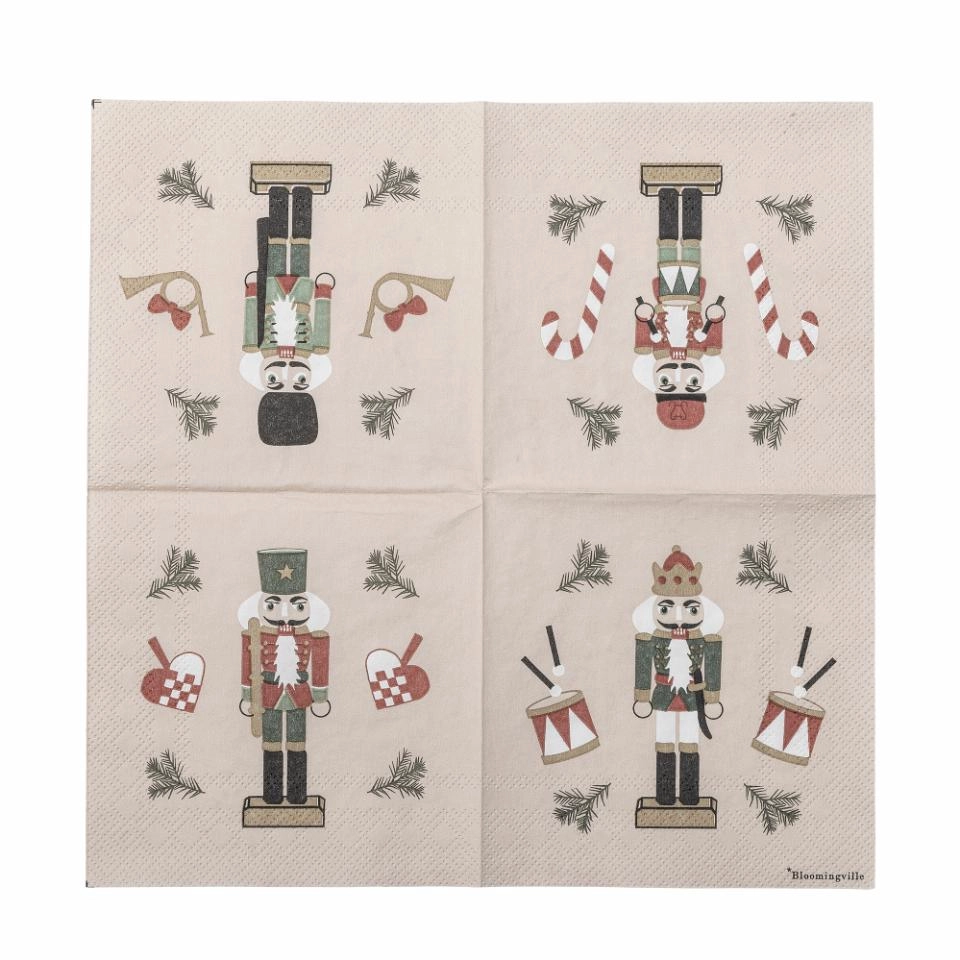 Christmas Napkin Pack Bloomingville Jolly Paper