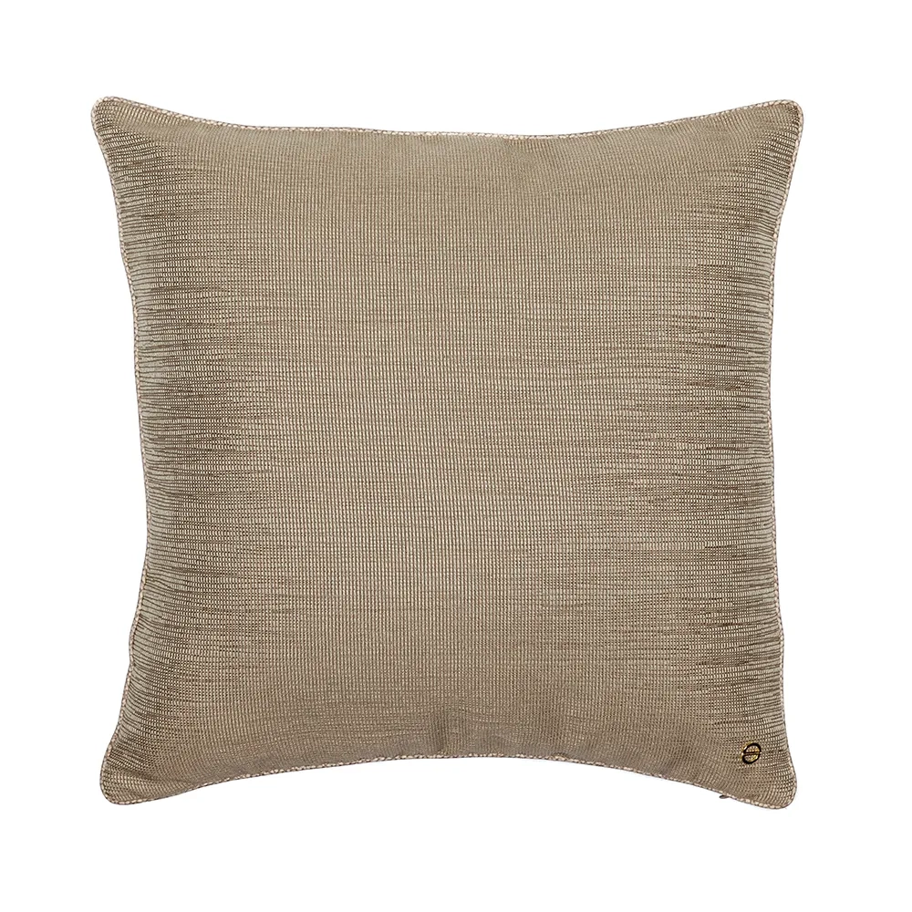 Borbonese Home Decorative Cushion Lounge – 45x45 cm Cotton Taupe