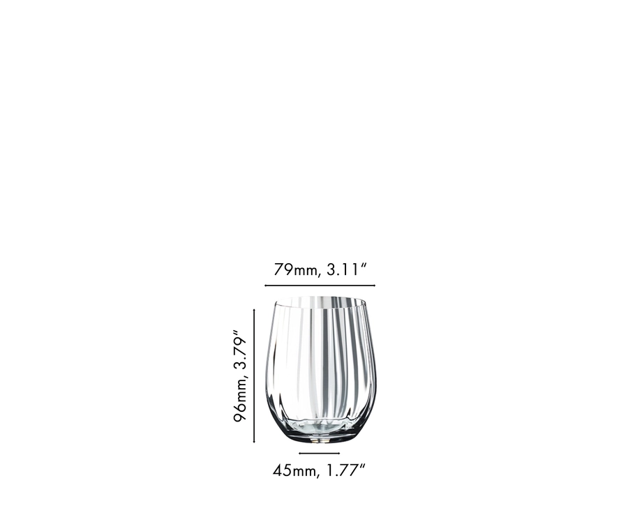 Glasses Set of 2 Riedel Tumbler Collection Optical O Whisky