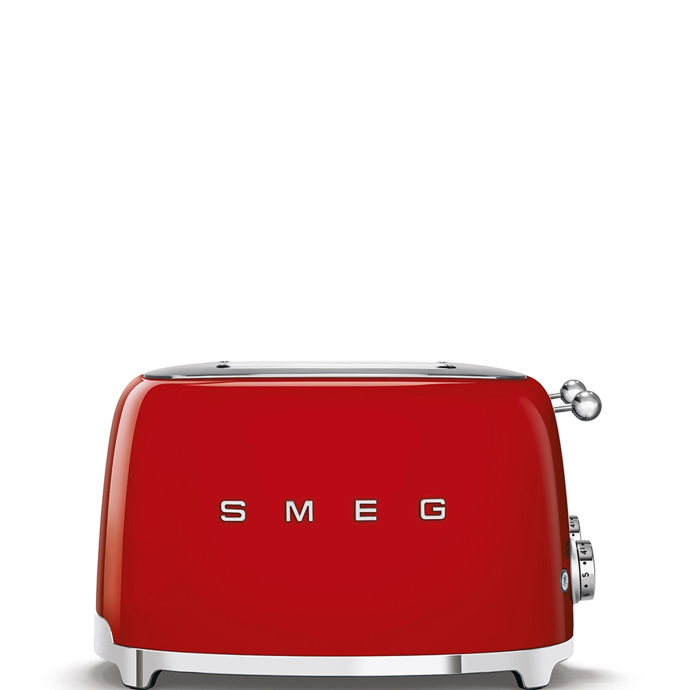 Toster Smeg 4 przedziały 50 ’ s Styl czerwony