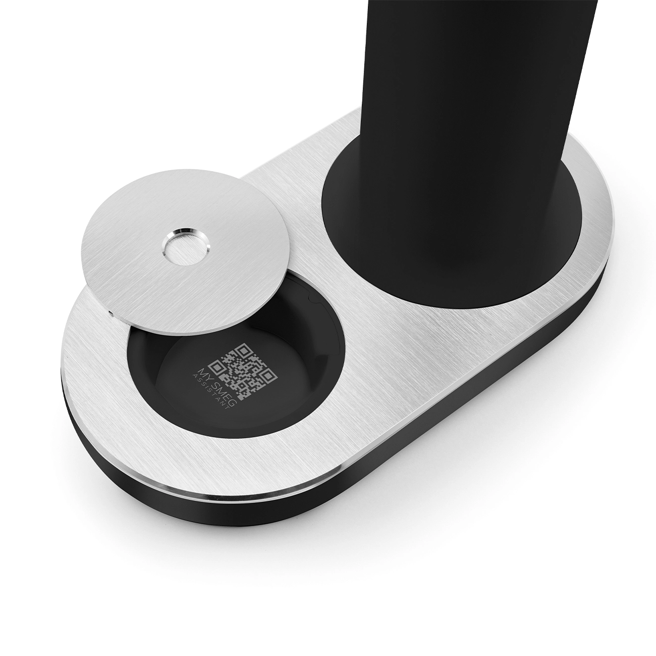 Smeg Gasatore d'acqua Manuale Nero opaco