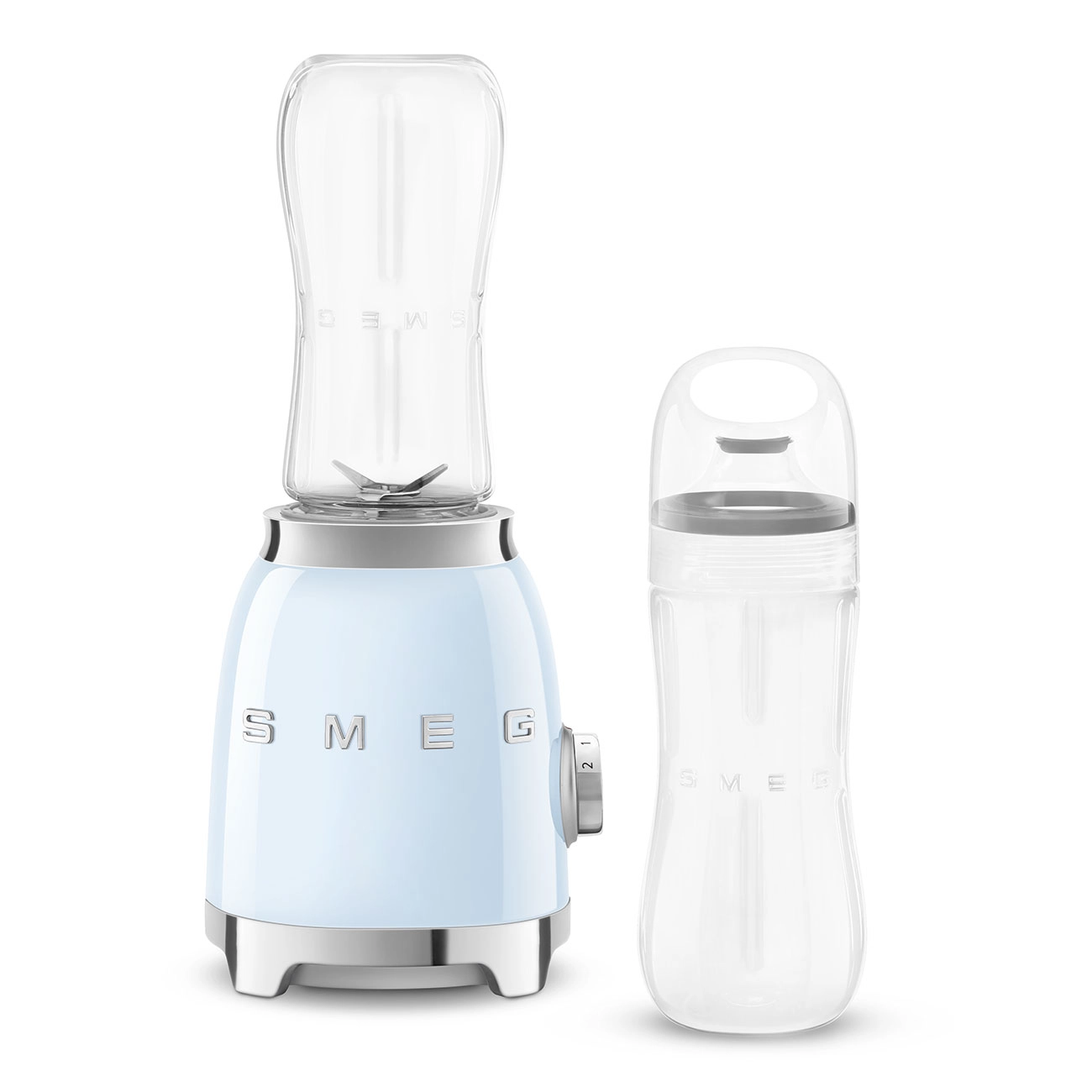 Smeg Frullatore Multifunzione Compatto Azzurro Estetica 50's Style