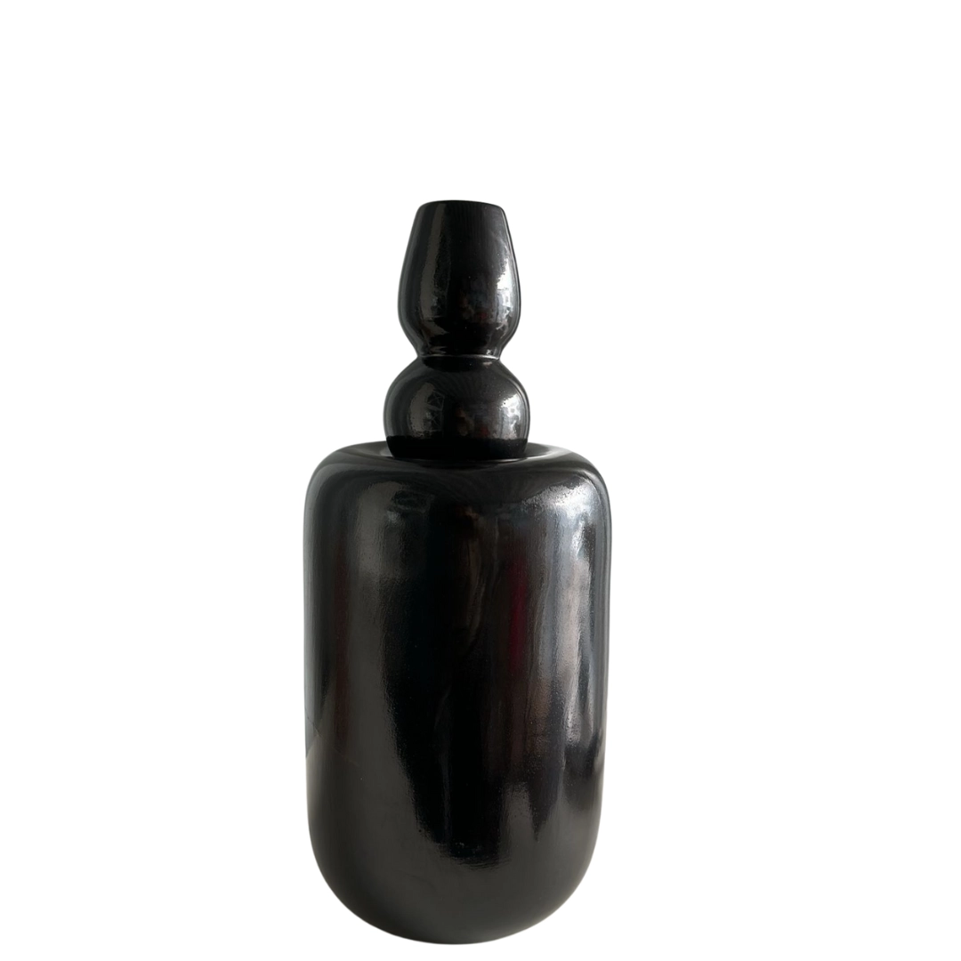Sculpture Vase Artègo Botanica Black H21 cm