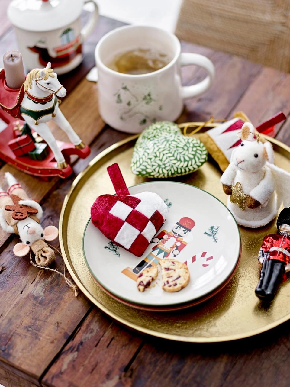 Set 2 piatti Natale Bloomingville Jolly Gres