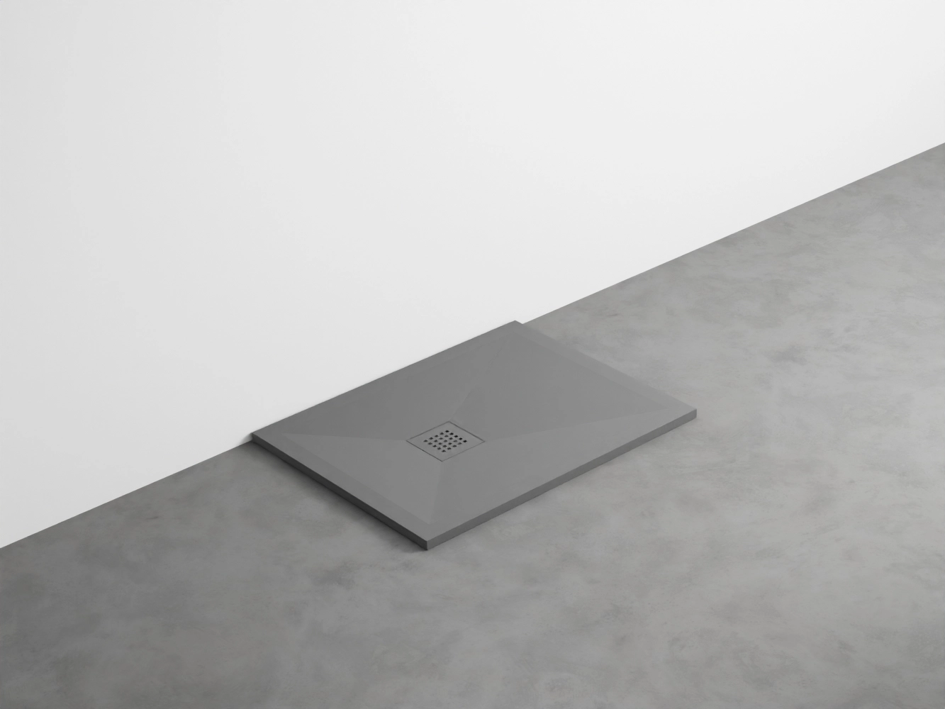 Cielo Venticinque Odwracalny Brodzik Prysznicowy – Szary Mat 70 x 90 cm