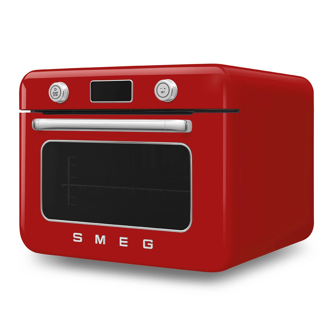 Smeg Forno combinato a vapore Rosso Lucido