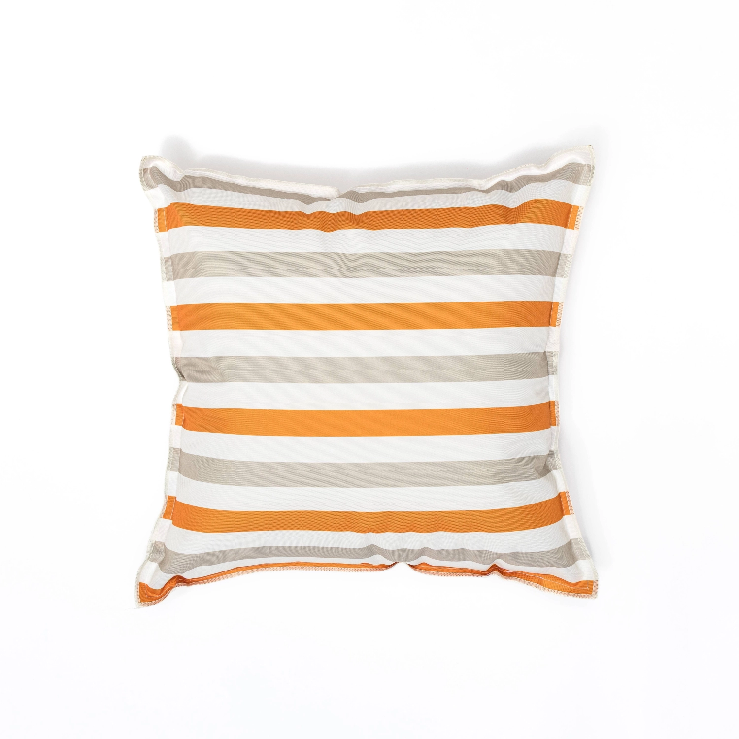 Marinette Saint-Tropez Cuscino da Esterno rigato Mistral 50x50 cm Corallo