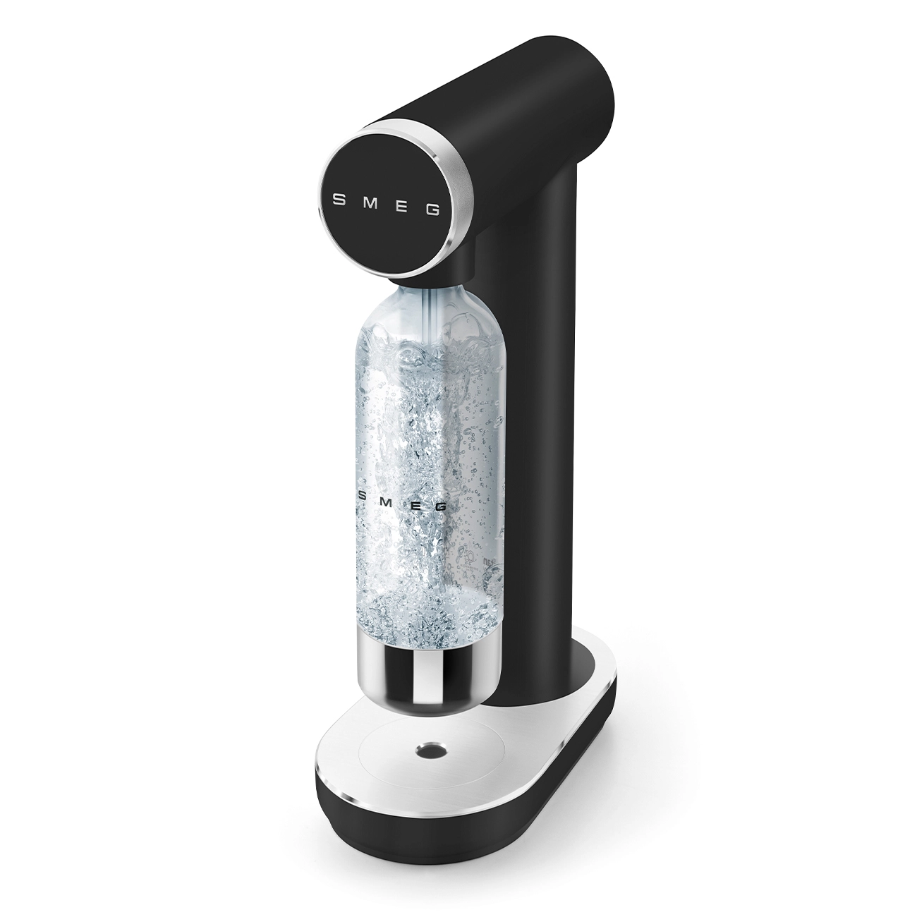Smeg Gasatore d'acqua Manuale Nero opaco