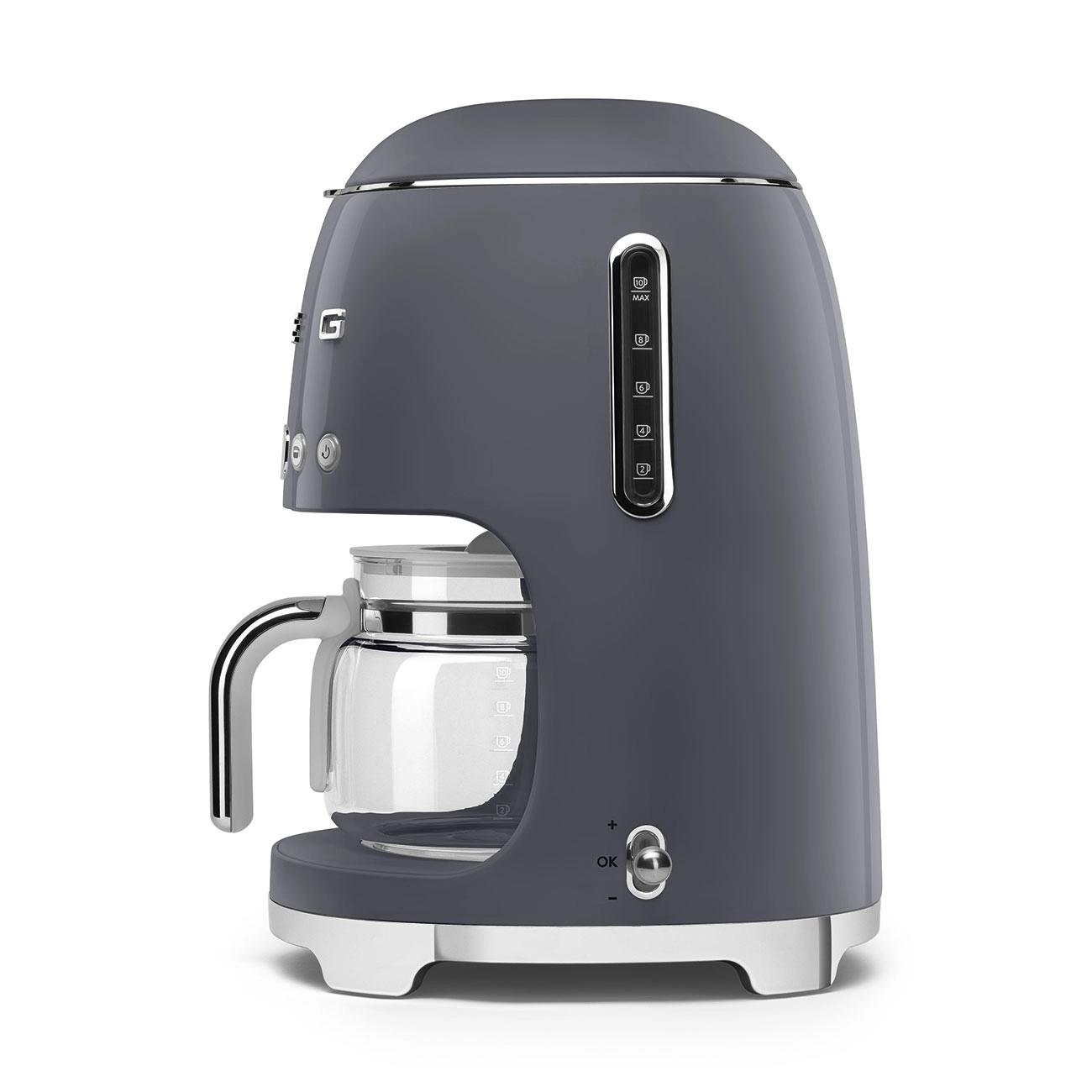 Smeg Macchina da caffè Filtro 50's Style Grigio