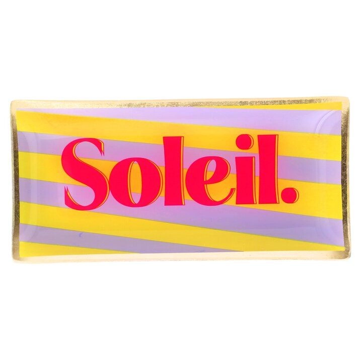 Piatto Decorativo Rettangolare Gift Company Love Plates - Soleil