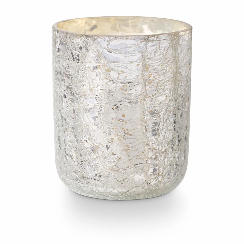 Bloomingville Blue Crackle Glass Candle North Sky – ILLUME 235 gr