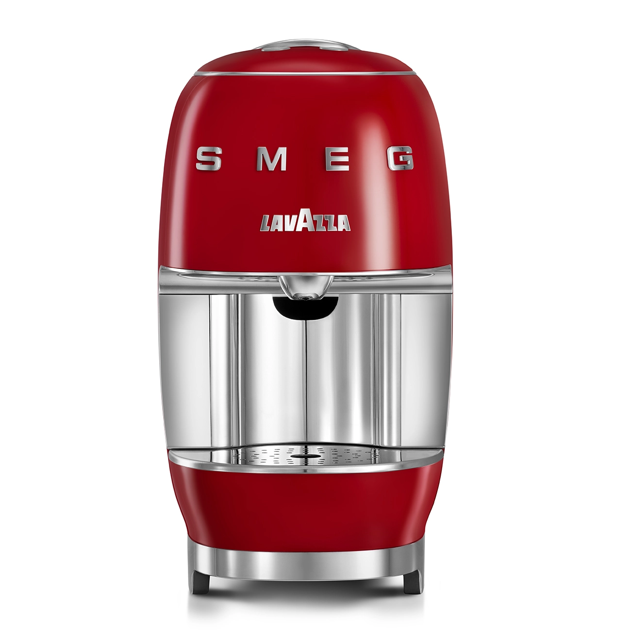 Smeg Ekspres do kawy na kapsułki Lavazza A Modo Mio czerwony