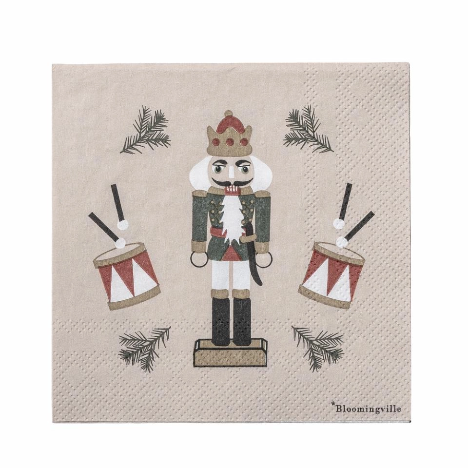 Christmas Napkin Pack Bloomingville Jolly Paper