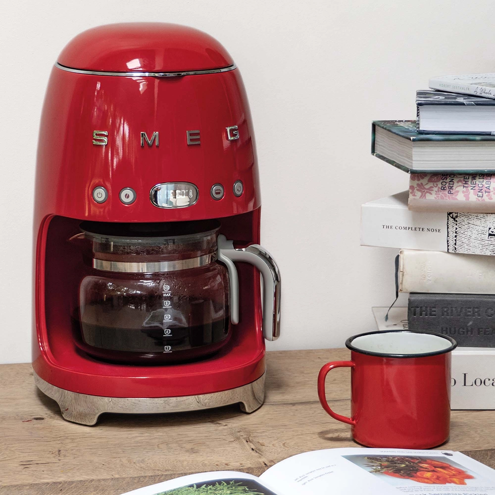 Smeg Macchina da caffè Filtro 50's Style Rosso