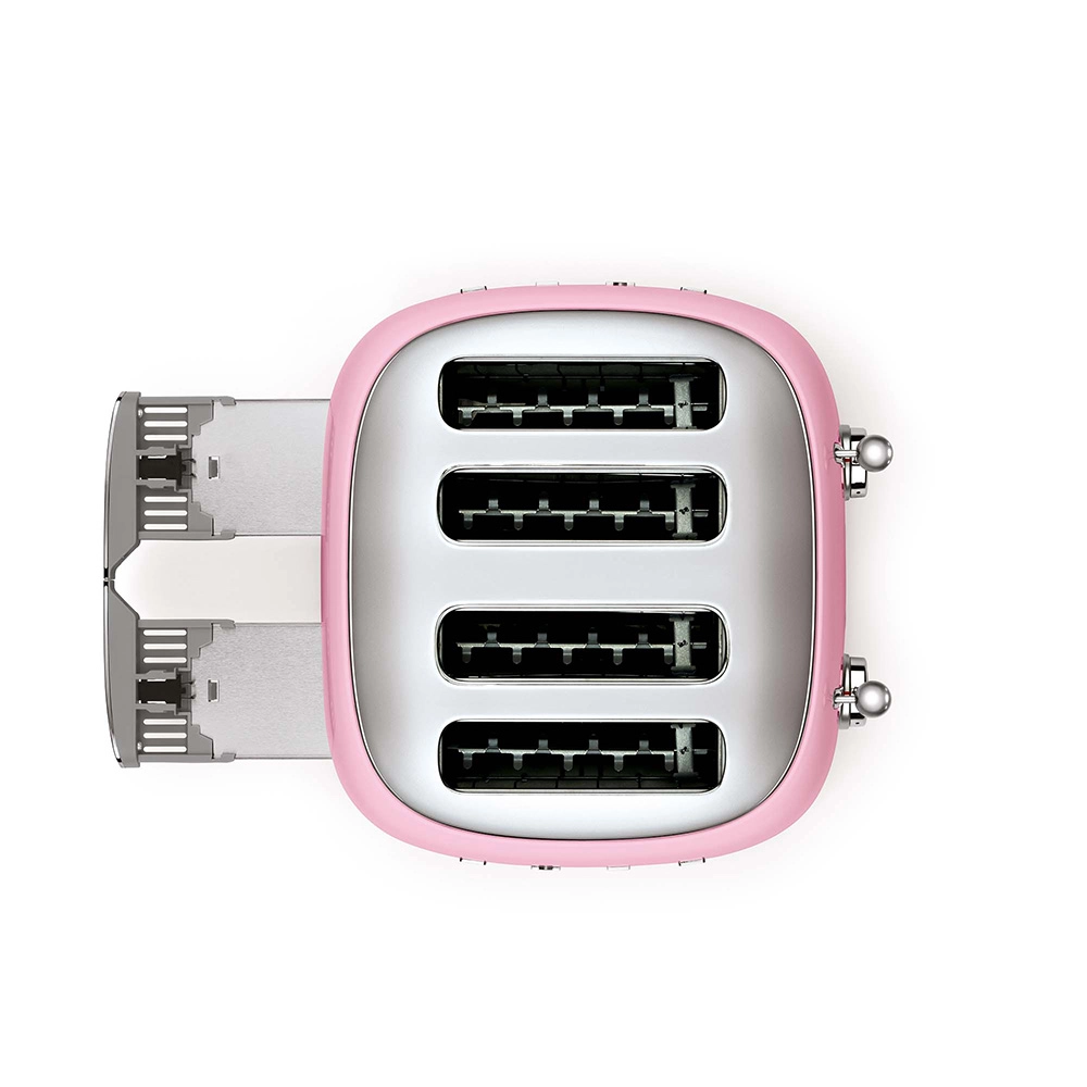 Smeg Toaster 4 compartments 50’s Style Pink