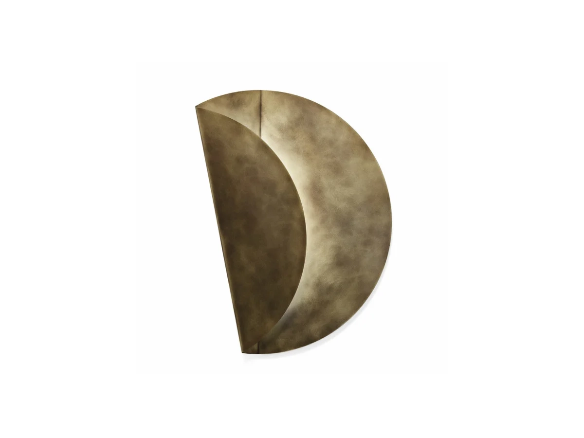 Mogg Lampada da Parete in Metallo Plier Tonda – Oro Delabrè