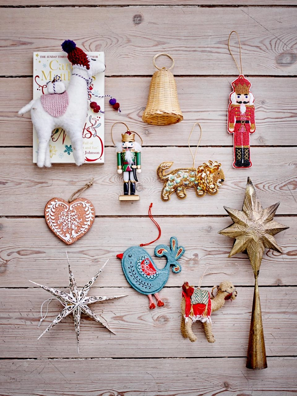 Nutcracker Christmas Decorations Set of 6 Bloomingville Nikita Green