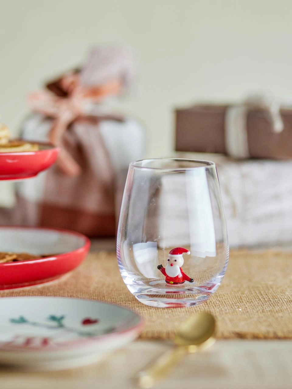 Santa Claus Water Glass Bloomingville Misa