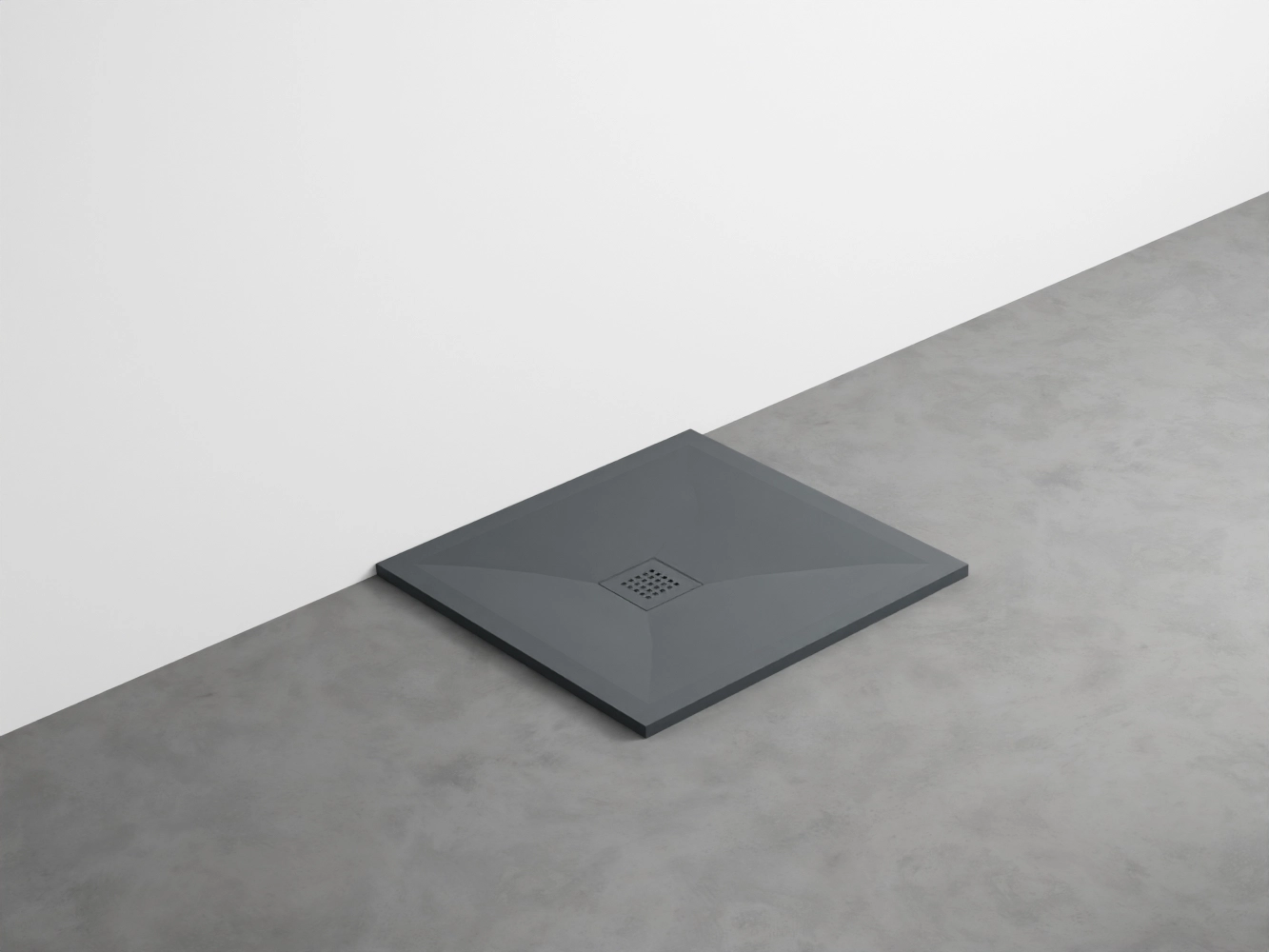 Cielo Venticinque Odwracalny Brodzik Prysznicowy – Łupek Mat 80 x 80 cm