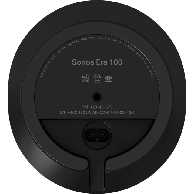 Smart Speaker Wireless Sonos Era 100 Nero