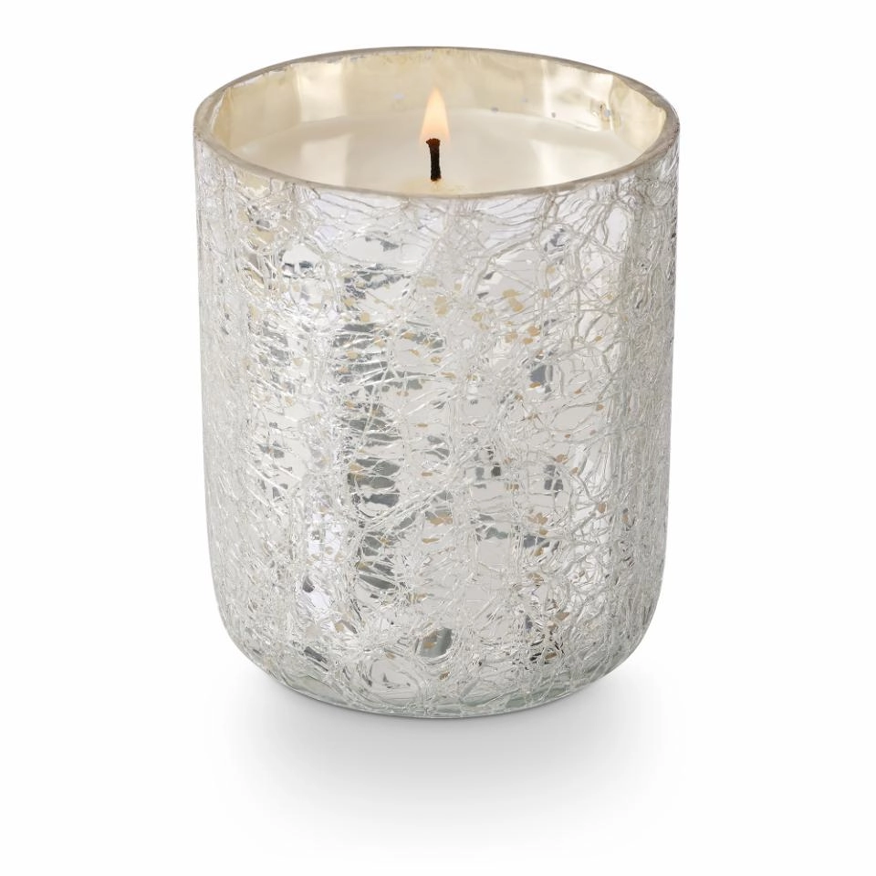 Bloomingville Blue Crackle Glass Candle North Sky – ILLUME 235 gr