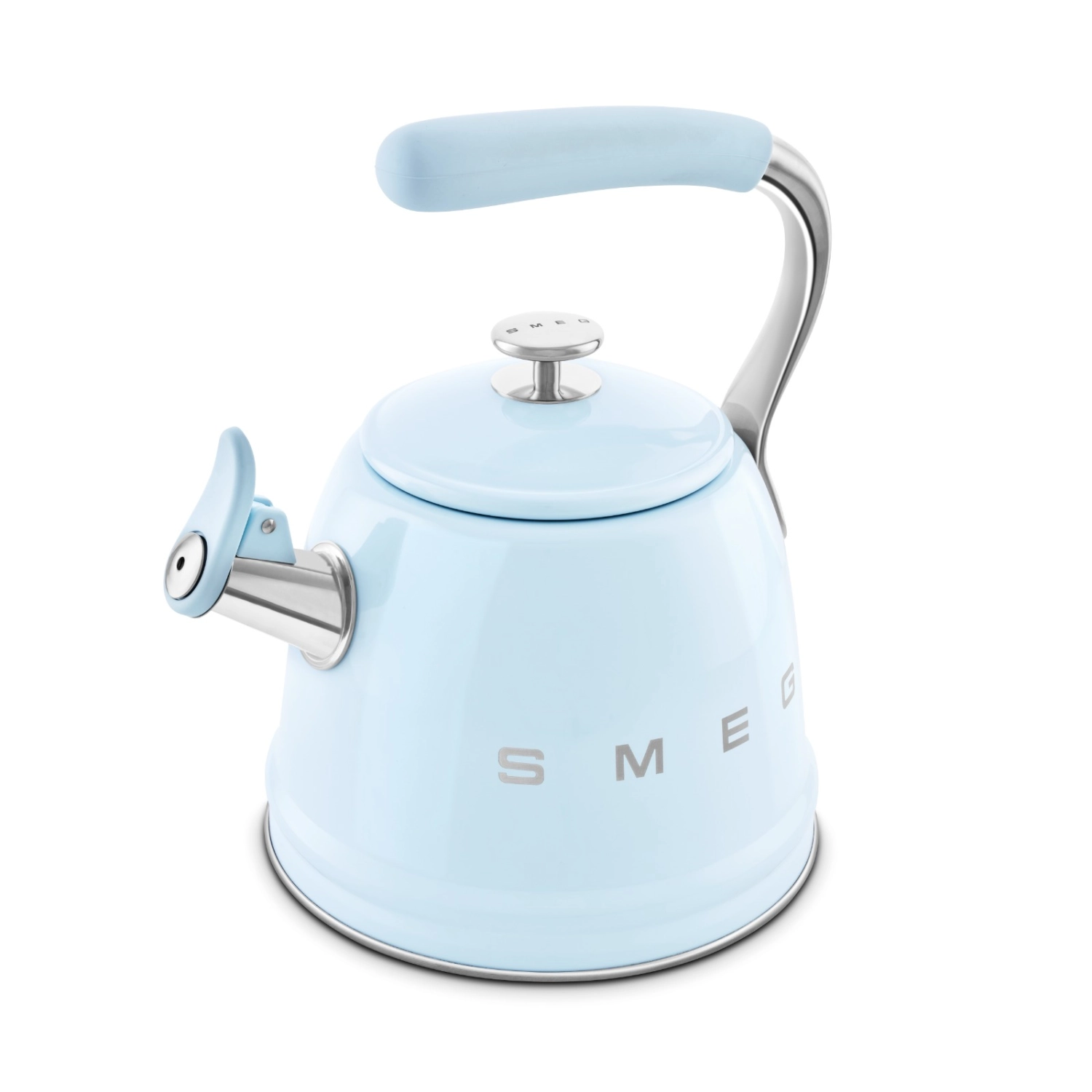 Czajnik na kuchenkę Smeg Stylizowany na lata 50. Niebieski