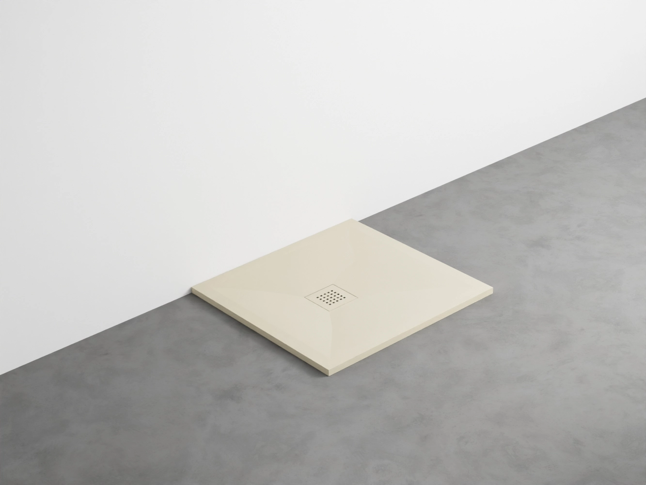 Cielo Venticinque Odwracalny Brodzik Prysznicowy – Krem Mat 80 x 80 cm