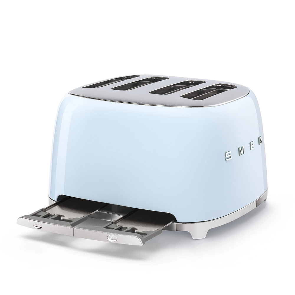 Toster Smeg 4 przedziały 50 ’ s Styl niebieski