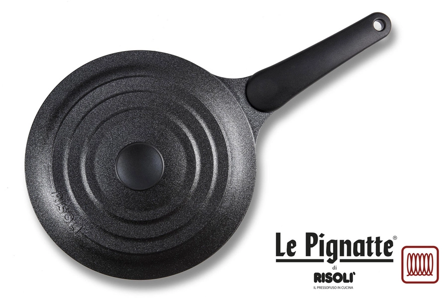 Risolì Patelnia z Pokrywką Le Pignatte® – Aluminiowy Odlew Indukcja Ø 20 cm