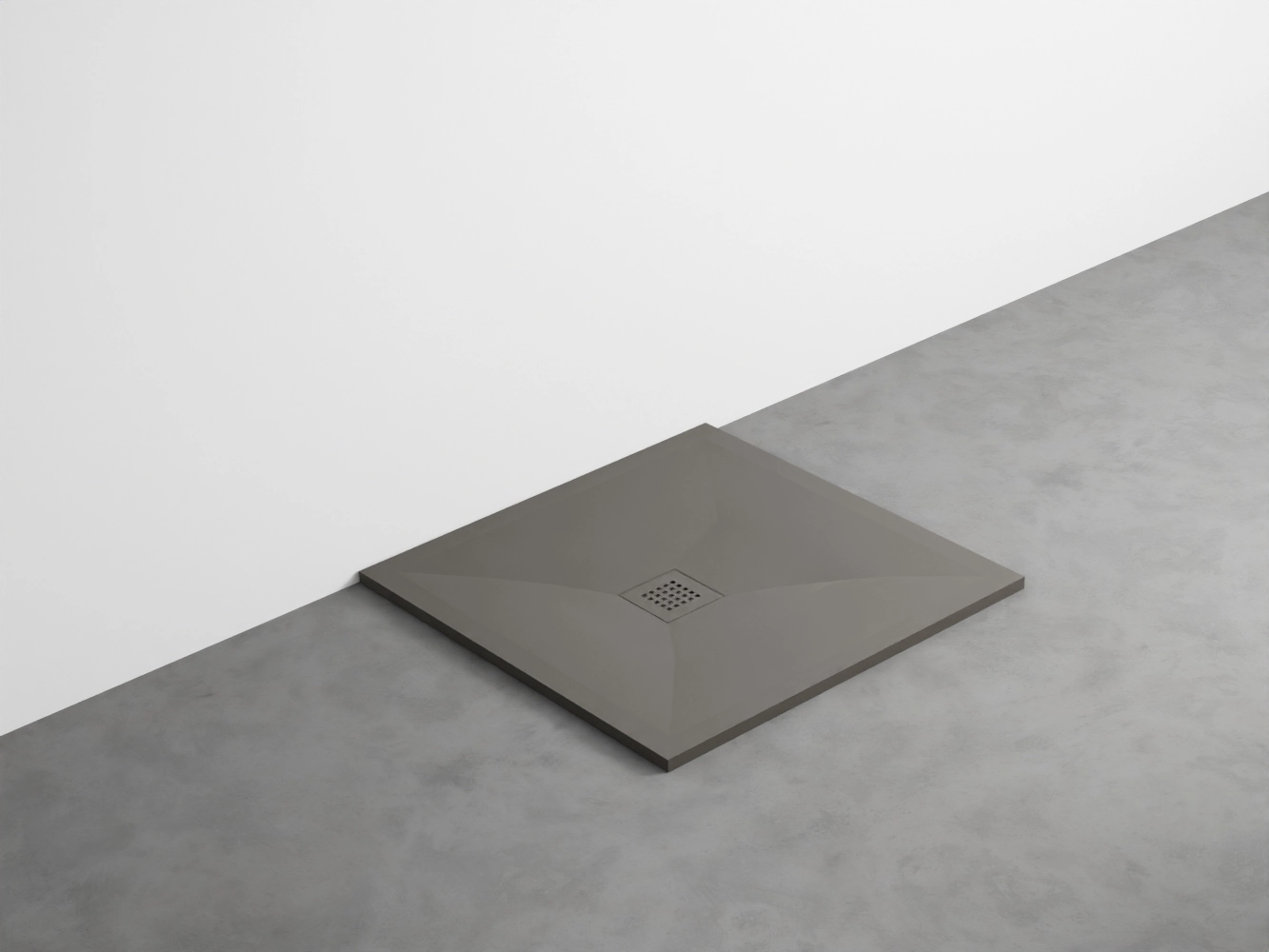 Cielo Venticinque Odwracalny Brodzik Prysznicowy – Taupe Mat 90 x 90 cm