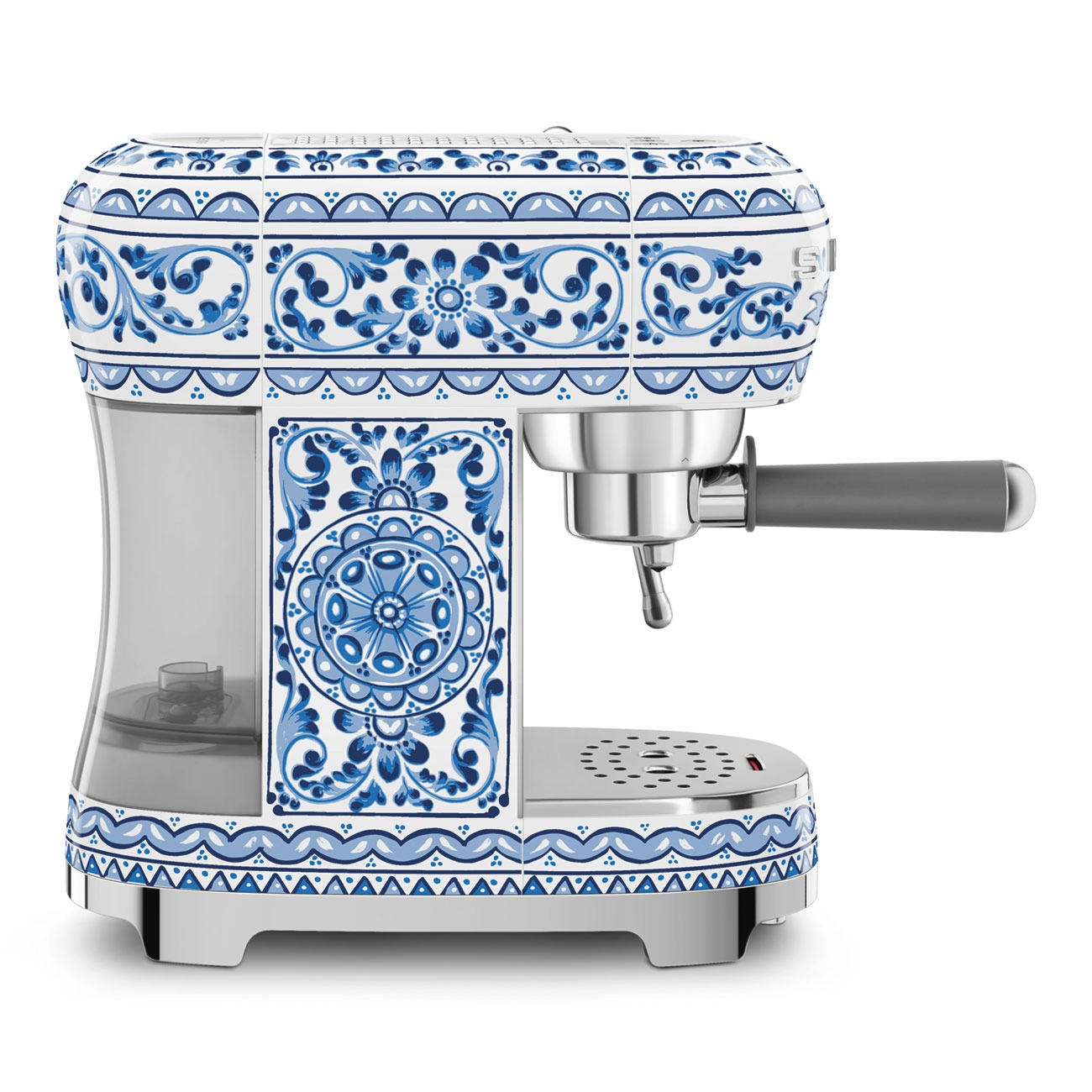 Smeg Ręczny ekspres do kawy 50's Style Dolce&Gabbana Blu Mediterraneo