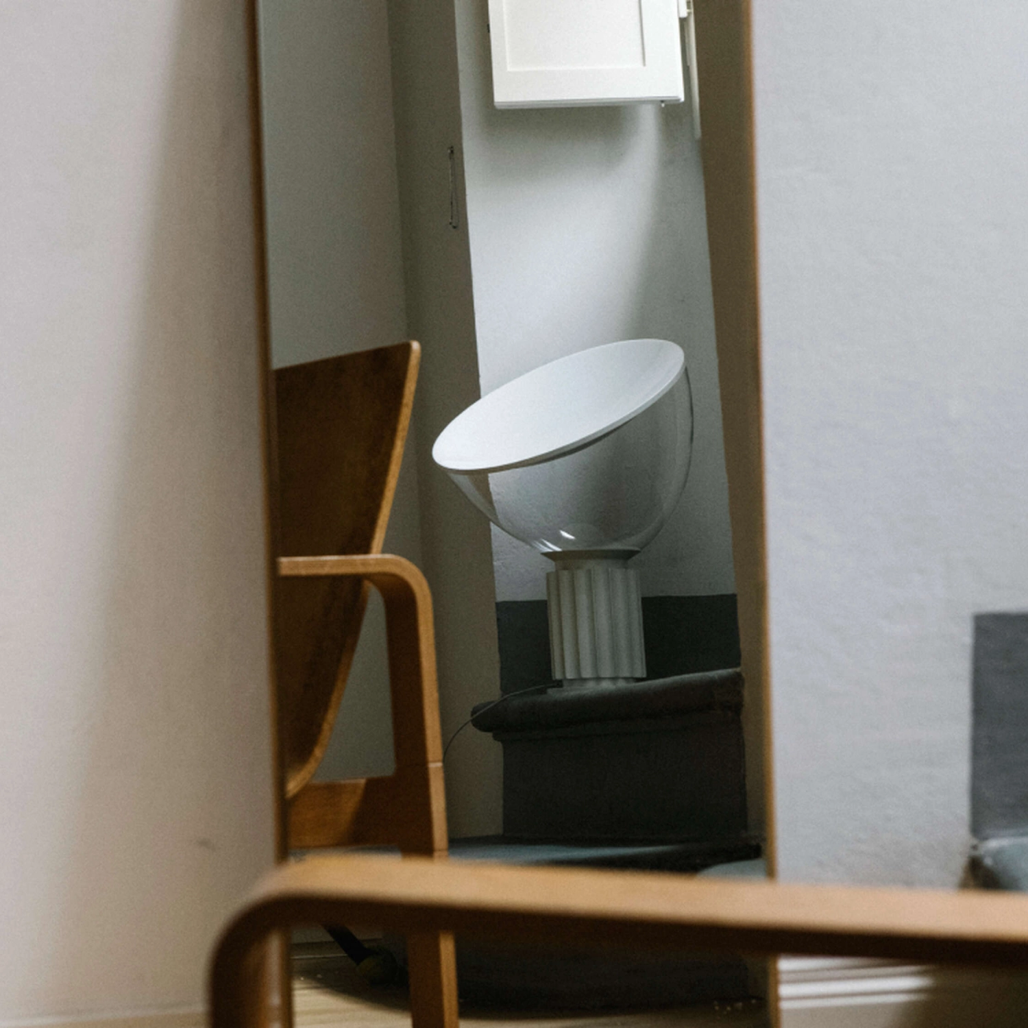 Lampada da tavolo Flos Taccia Small Bianco opaco