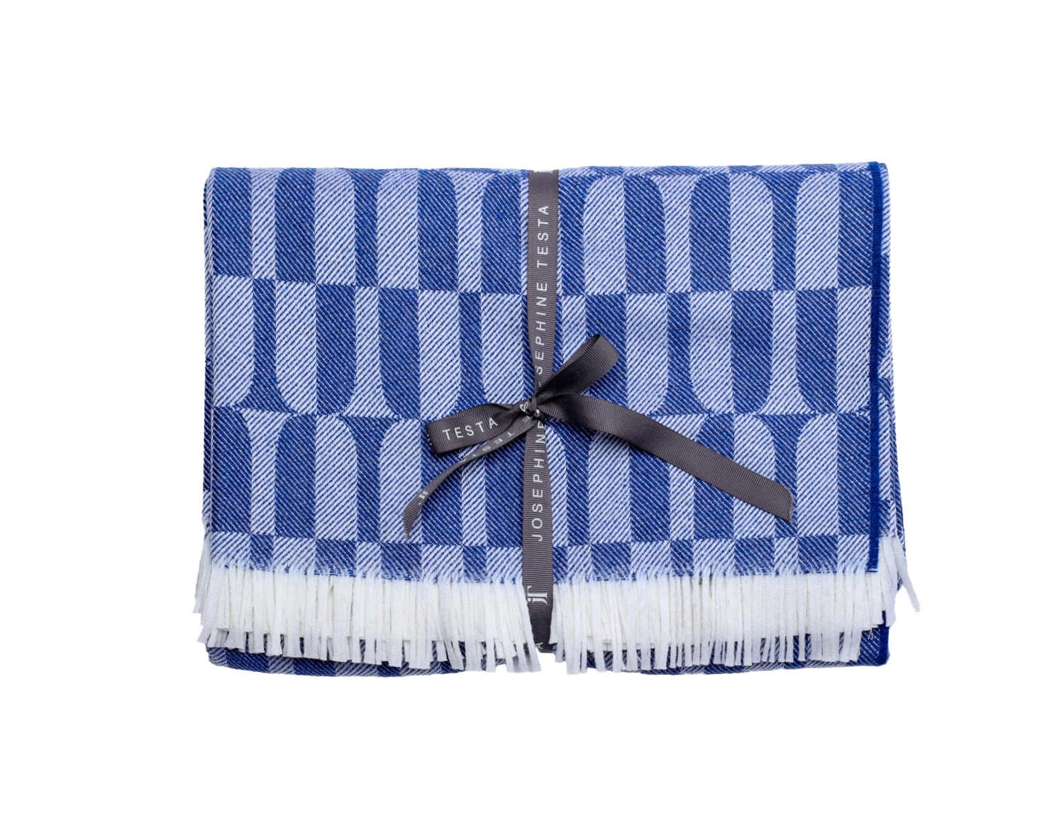 Plaid Josephine Testa "Poppi" Blu