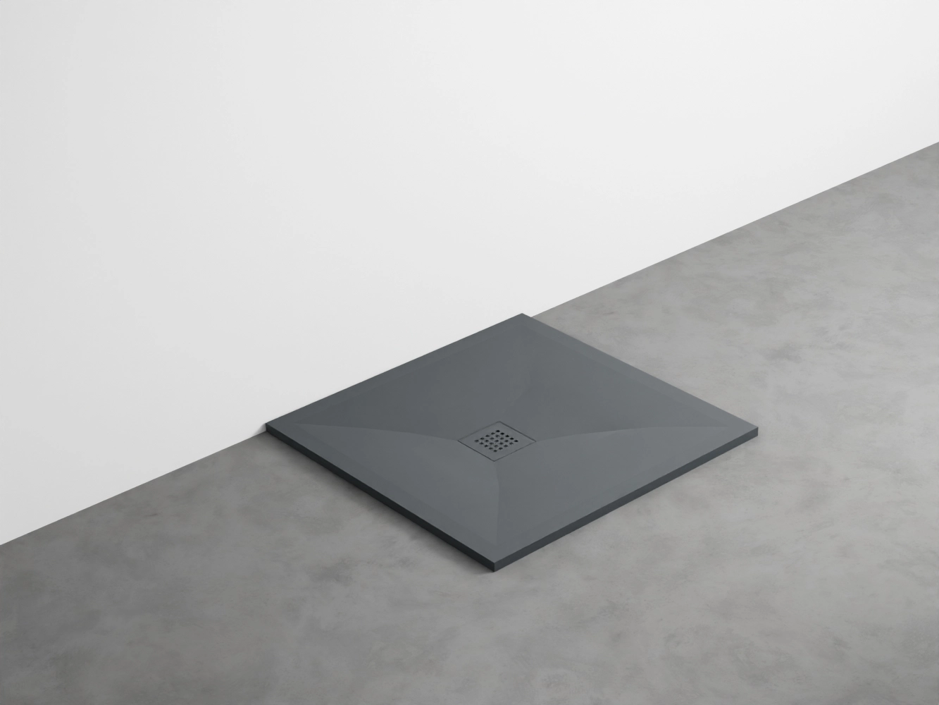 Cielo Venticinque Odwracalny Brodzik Prysznicowy – Łupek Mat 90 x 90 cm