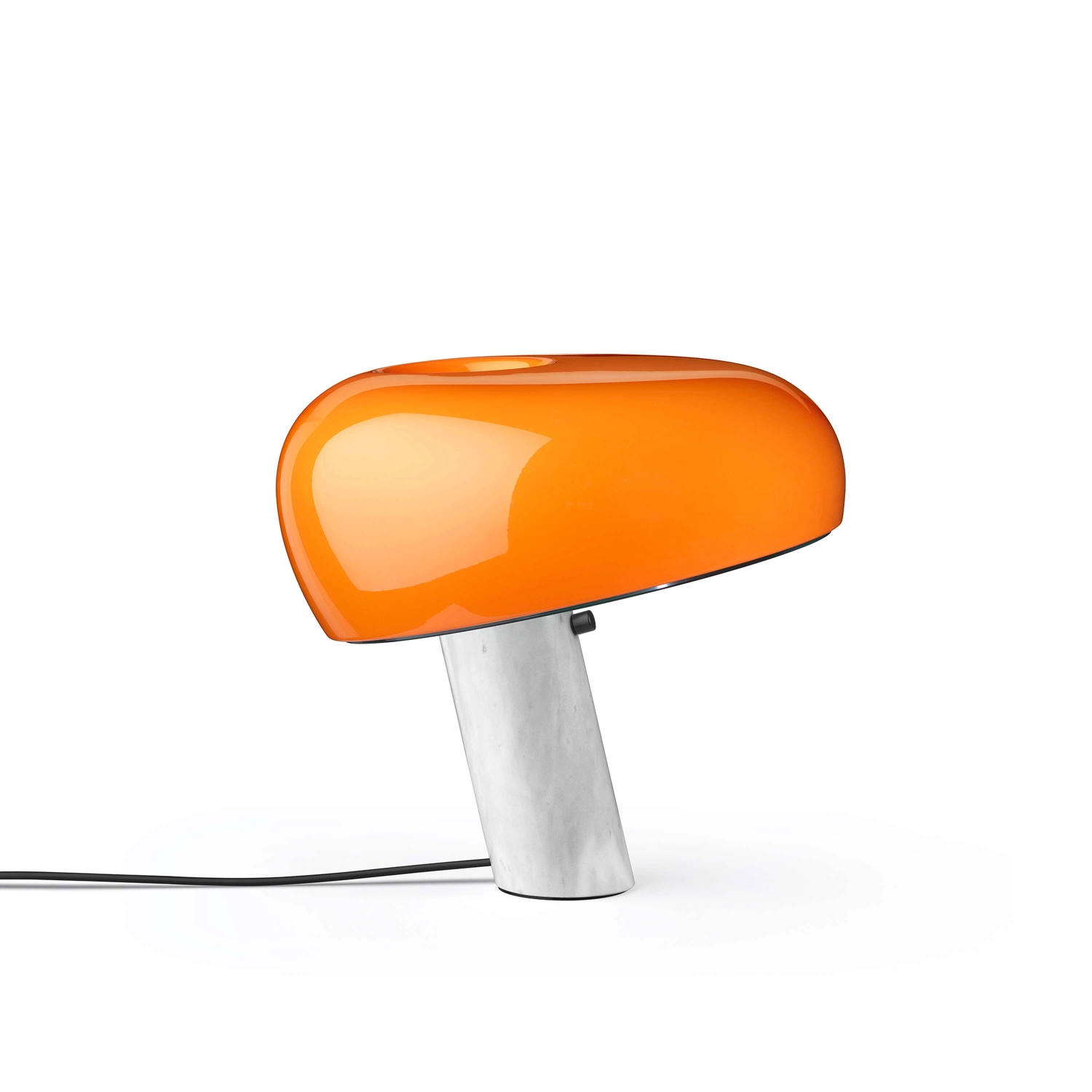 Table Lamp with Marble Base Flos Snoopy Orange