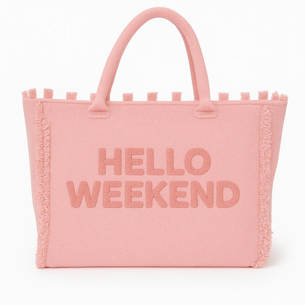 Marinette Saint-Tropez Borsa Mare in Spugna Hello Weekend - Rosa