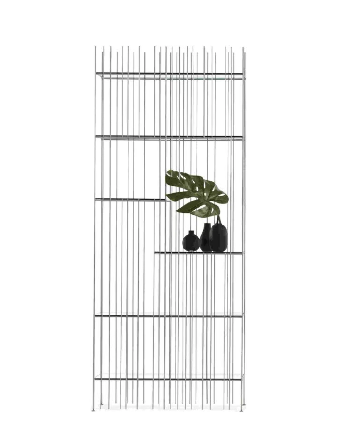 Mogg Freestanding Bookshelf Metrica A Titanium