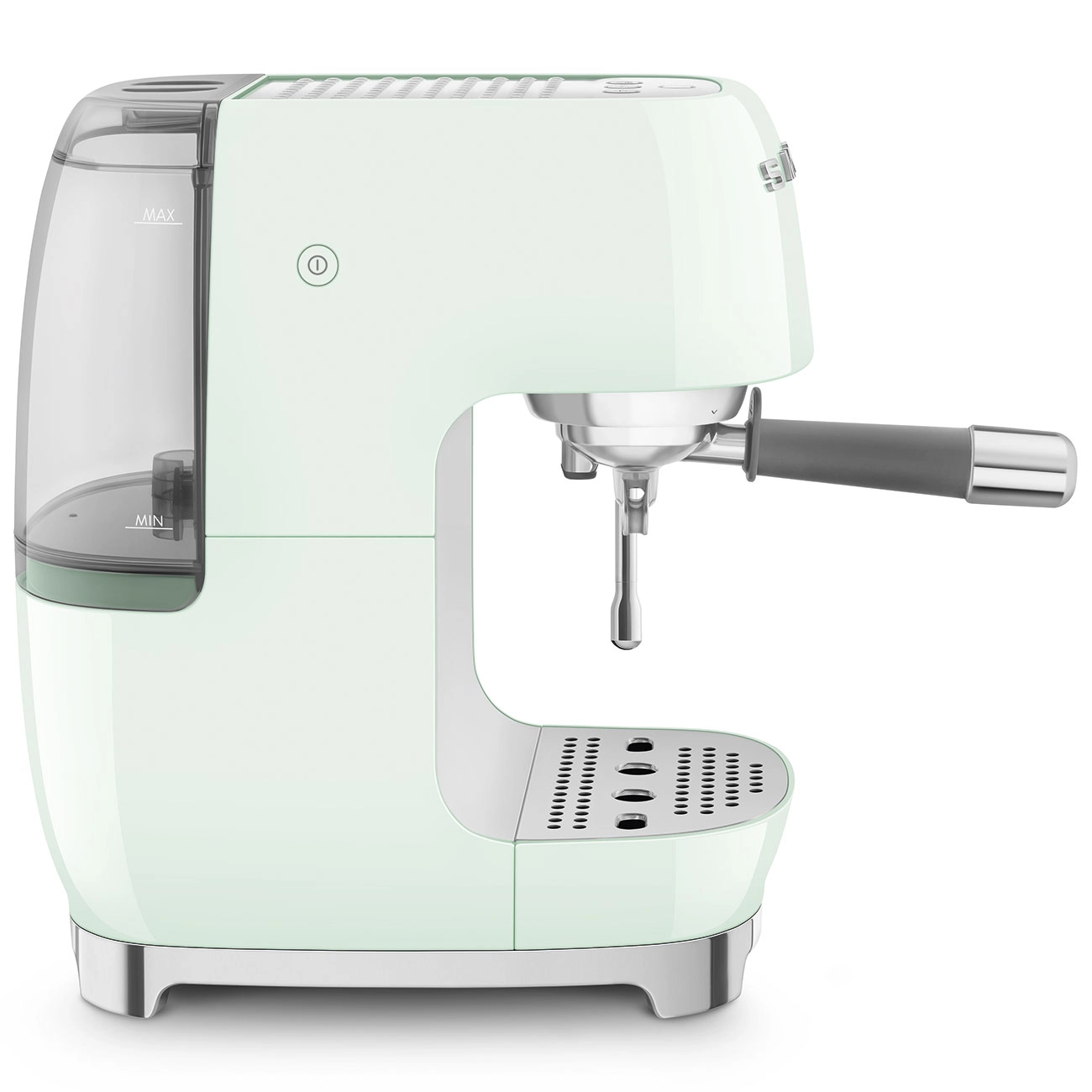 Smeg Manual Espresso Coffee Machine with Cold Brew – 50’s Style, Glossy Pastel Green