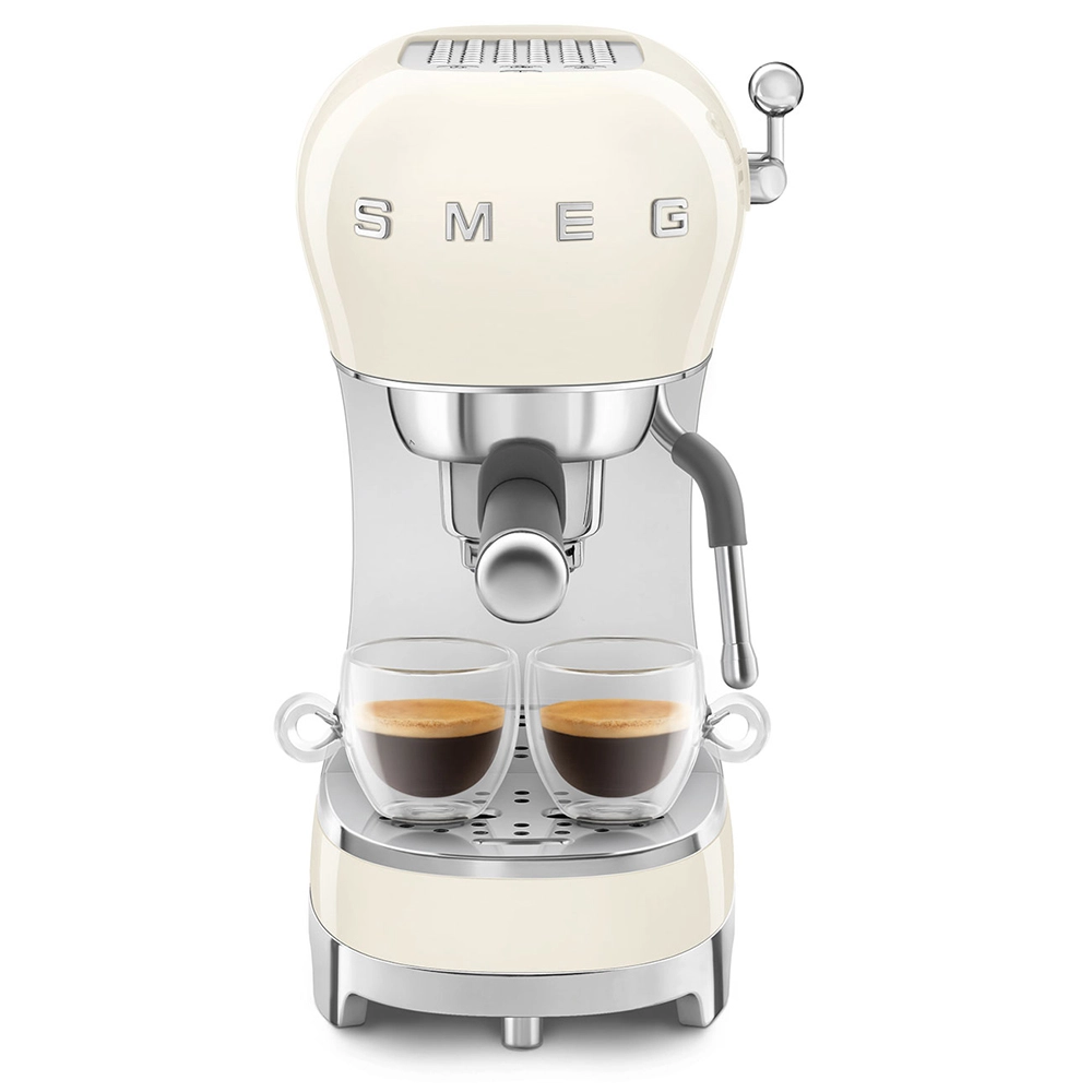 Smeg Manual Espresso Machine 50’s Style Cream