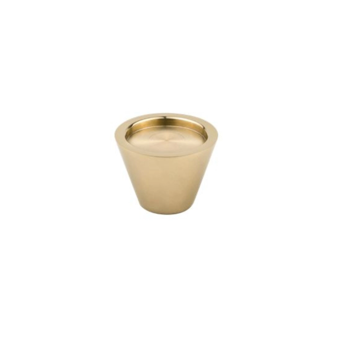 Knob Pap Deco Pik dot mini Brass