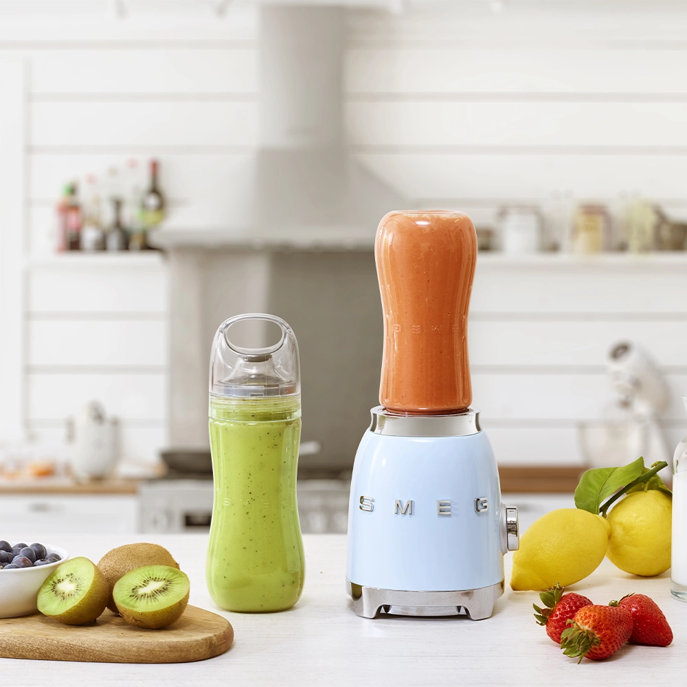 Smeg Frullatore Multifunzione Compatto Azzurro Estetica 50's Style