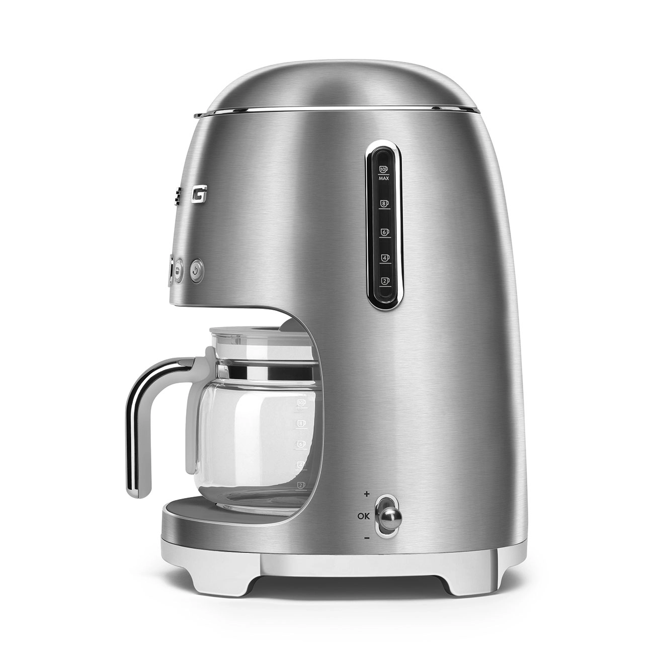 Smeg Drip Coffee Machine 50's Style Steel