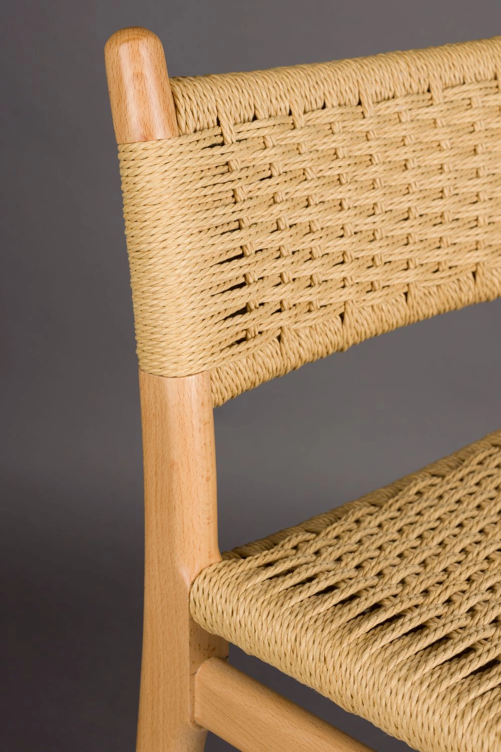 DutchBone Sedia Alta da Bar Cecile - Sgabello da Bancone Beige