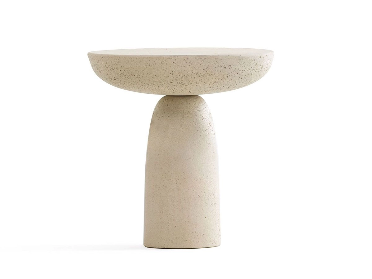Mogg Coffee Table Cement Olo Ivory Ø50