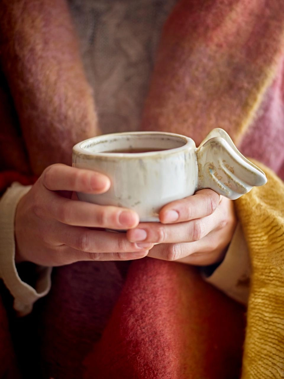 Angel Wing Cup Bloomingville Seraphine Stoneware