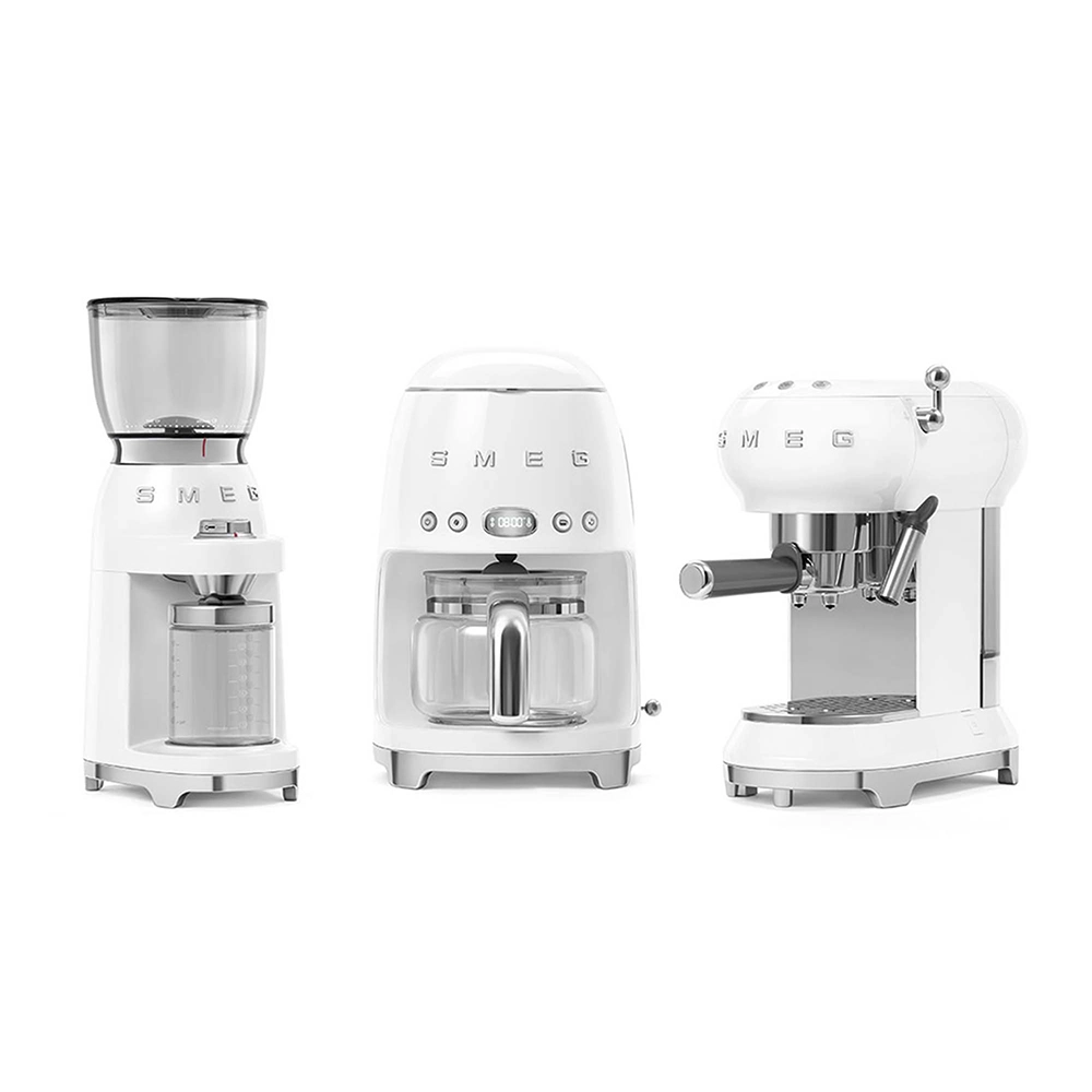 Smeg Macchina da caffè Filtro 50's Style Bianco