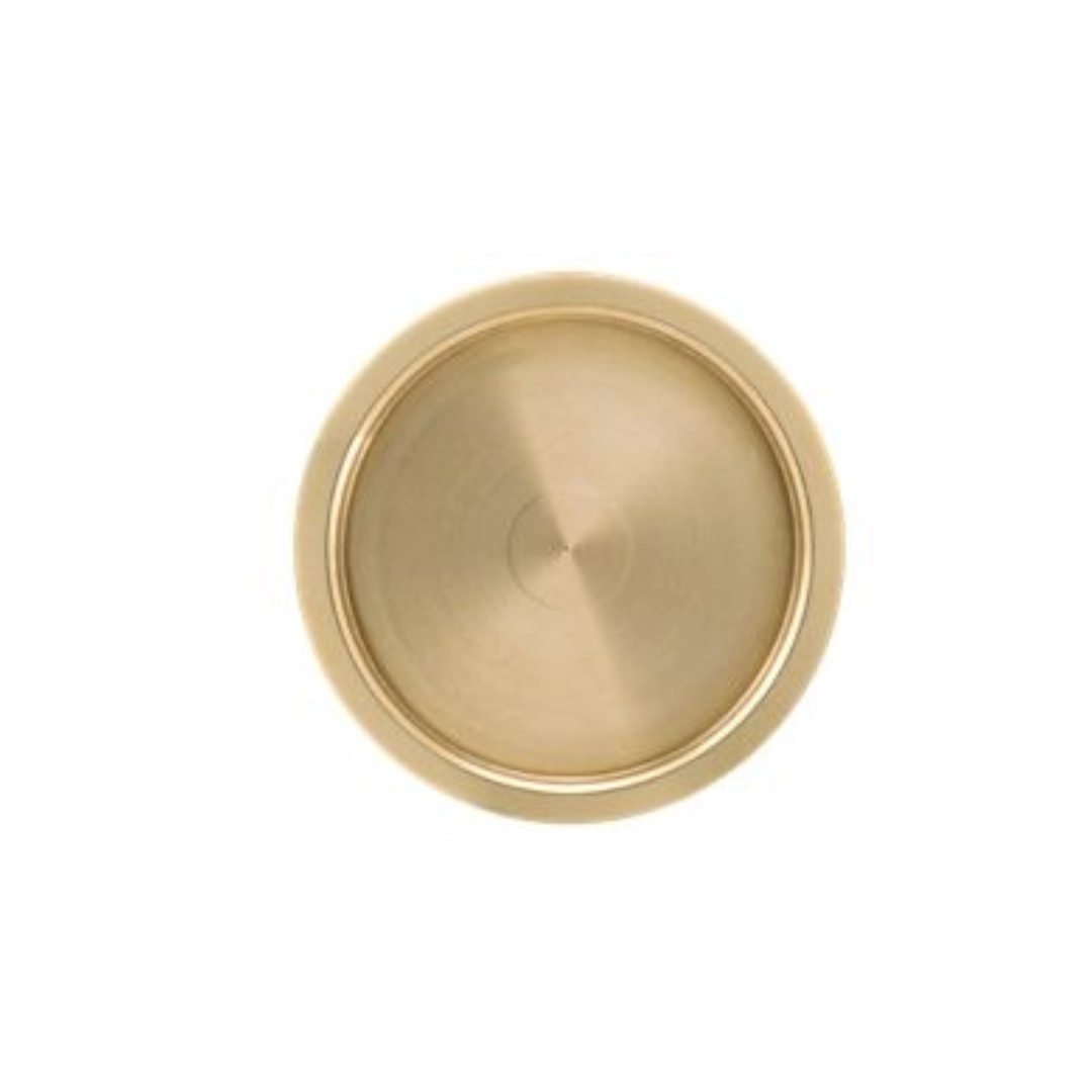 Knob Pap Deco Pik dot Brass